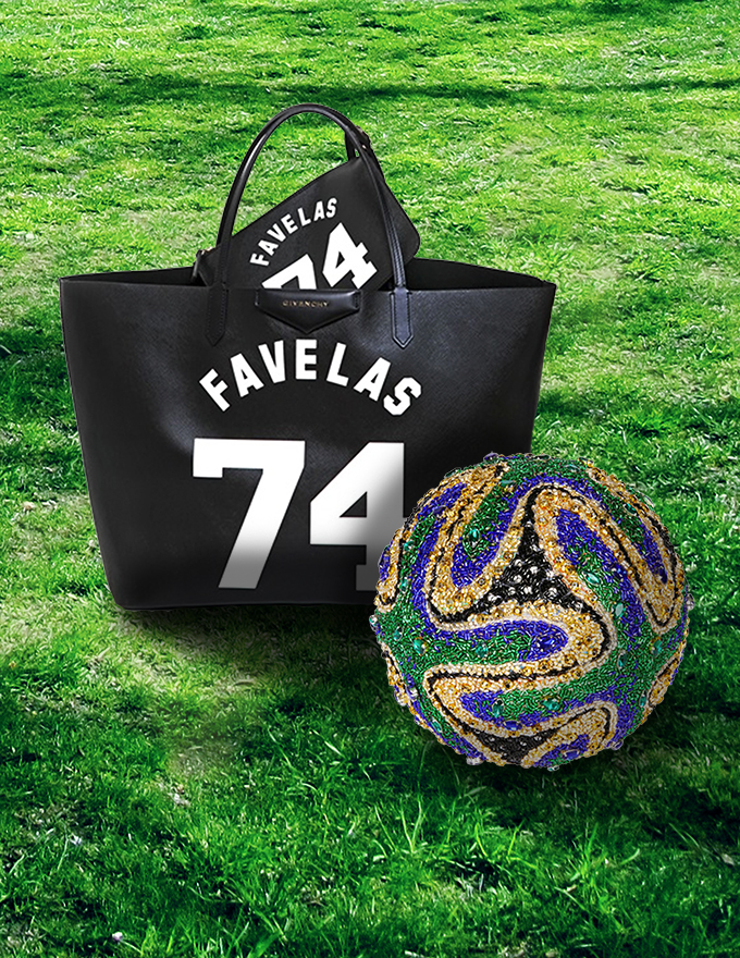 World Cup | Givenchy Favelas Bag + Pat Bo Soccer Ball